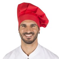 Chef Outfitters - Gorro De Chef O Cocina Rojo Tipo Champiñon