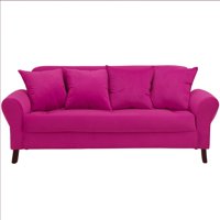 Bodevir - Sofa Lua 3C Felpa 20 Fucsia