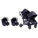 thumbnail image 2 of Coche Duo Travel System Géminis Black, 2 of 6