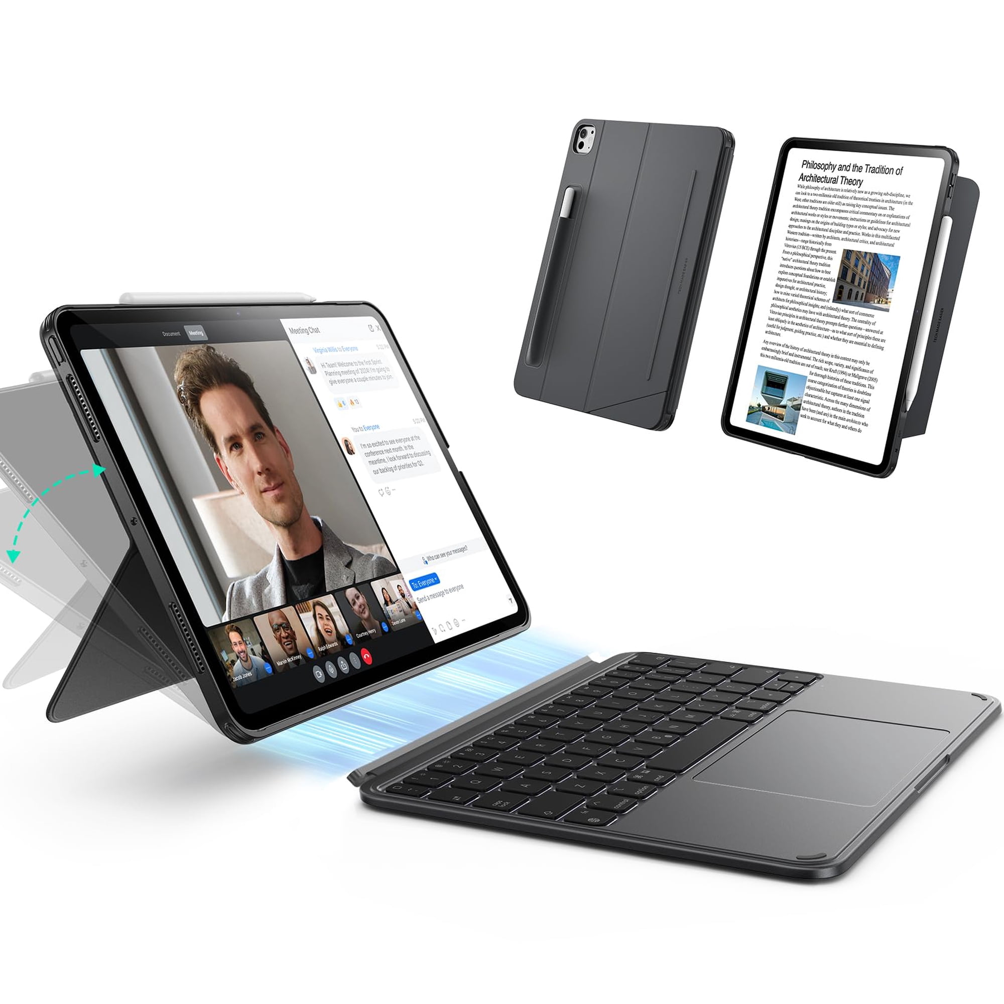 Funda Con Teclado Para Ipad Pro 11 (m5/m4, 2025/2024) Esr