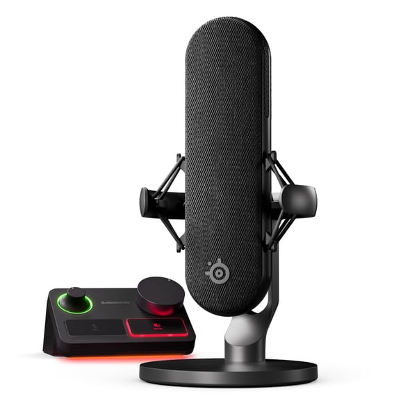 Micrófono SteelSeries Alias Pro Kit XLR Mic + Stream Mixer