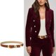 thumbnail image 3 of IDUNNVERVE Cinturón marrón para mujer con hebilla dorada, ideal para jeans y vestidos, 3 of 7