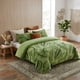 thumbnail image 1 of Plumon Chiporro Premium 2 Plaza Con Diseño De Hojas Color Verde, 1 of 4