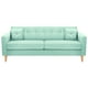 thumbnail image 1 of Sofa New Retro 3CG Felpa 05 Verde Agua, 1 of 6