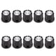thumbnail image 3 of Botones De Perillas De Tono Negro De 10 Piezas Para Piezas De Amplificadores De Bajo De Guitarra Eléctrica, 3 of 3