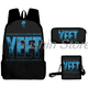thumbnail image 1 of Jey Uso Yeet Merch Backpack 3pcs/set Rucksack Crossbody Bag Women Men Casual Daypack Unisex Packsack Travel Bags, 1 of 3