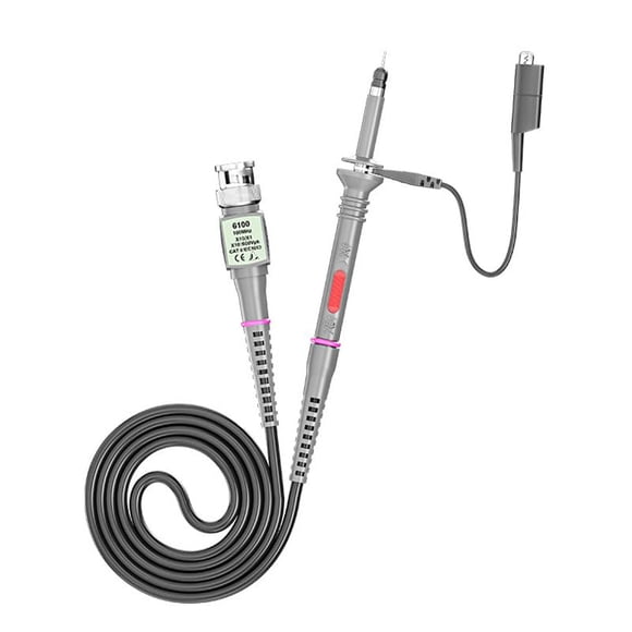 Sonda de osciloscopio con ancho de banda de 100 MHz con accesorios