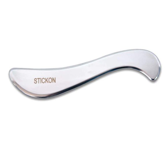 Herramienta de raspado y masaje Gua Sha STICKON de acero inoxidable