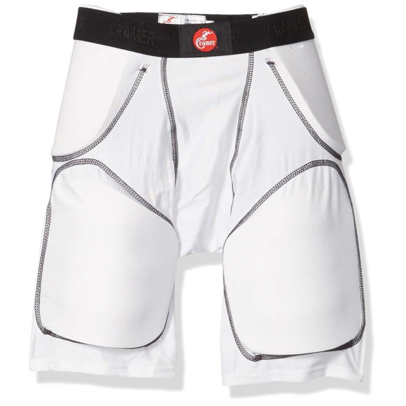 Cramer Classic Girdle de fútbol americano con 5 almohadillas, protección para cadera, coxis y muslos