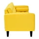 thumbnail image 5 of Sofa Retro 3c Felpa 00 Amarillo, 5 of 6