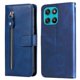 thumbnail image 1 of Funda tipo cartera para Motorola Moto G57/G57 Power 5G con bolsillo con cremallera y ranuras para tarjetas – Función de soporte Azul, 1 of 5