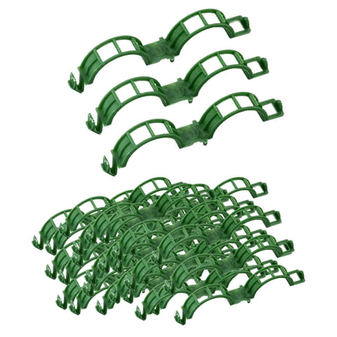 Ioensy - Clips De Soporte Para Plantas, Clips De Enrejado Reutilizables Para Berenjena, Pepino, Tomate, Vid, 100 Uds.