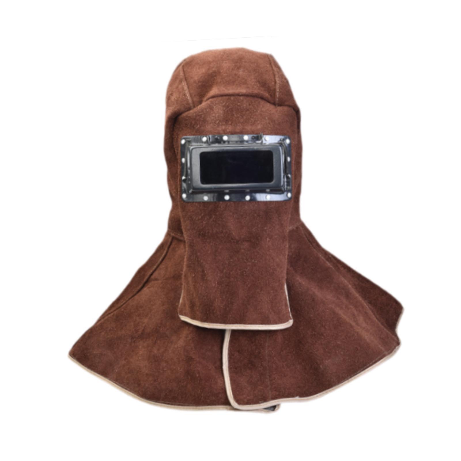 Magideal - Máscara Facial Para Soldador Máscara De Soldadura Con Lente Antipolvo Gran Protección Para Los Hombros Versátil Estilo B