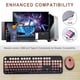 thumbnail image 3 of Teclado Mouse Inalámbrico SkyGive N99 Aurora Red 104 Teclas, 3 of 3