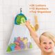 thumbnail image 4 of Organizador de juguetes de baño Funsland con 36 letras ABC 123 de espuma blanda, 4 of 6