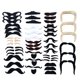 thumbnail image 2 of Halloween 16 Estilos Bigote Falso Barbas Artificiales Novedad Para Niños Adultos, 2 of 3
