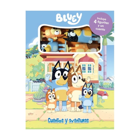 LIBRO BLUEY CUENTOS Y AVENTURAS - VARIOS AUTORES