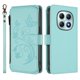 thumbnail image 2 of Funda Cartera Mariposa para [Xiaomi Redmi Note 15 4G/5G] con Soporte y Cremallera Verde menta, 2 of 6