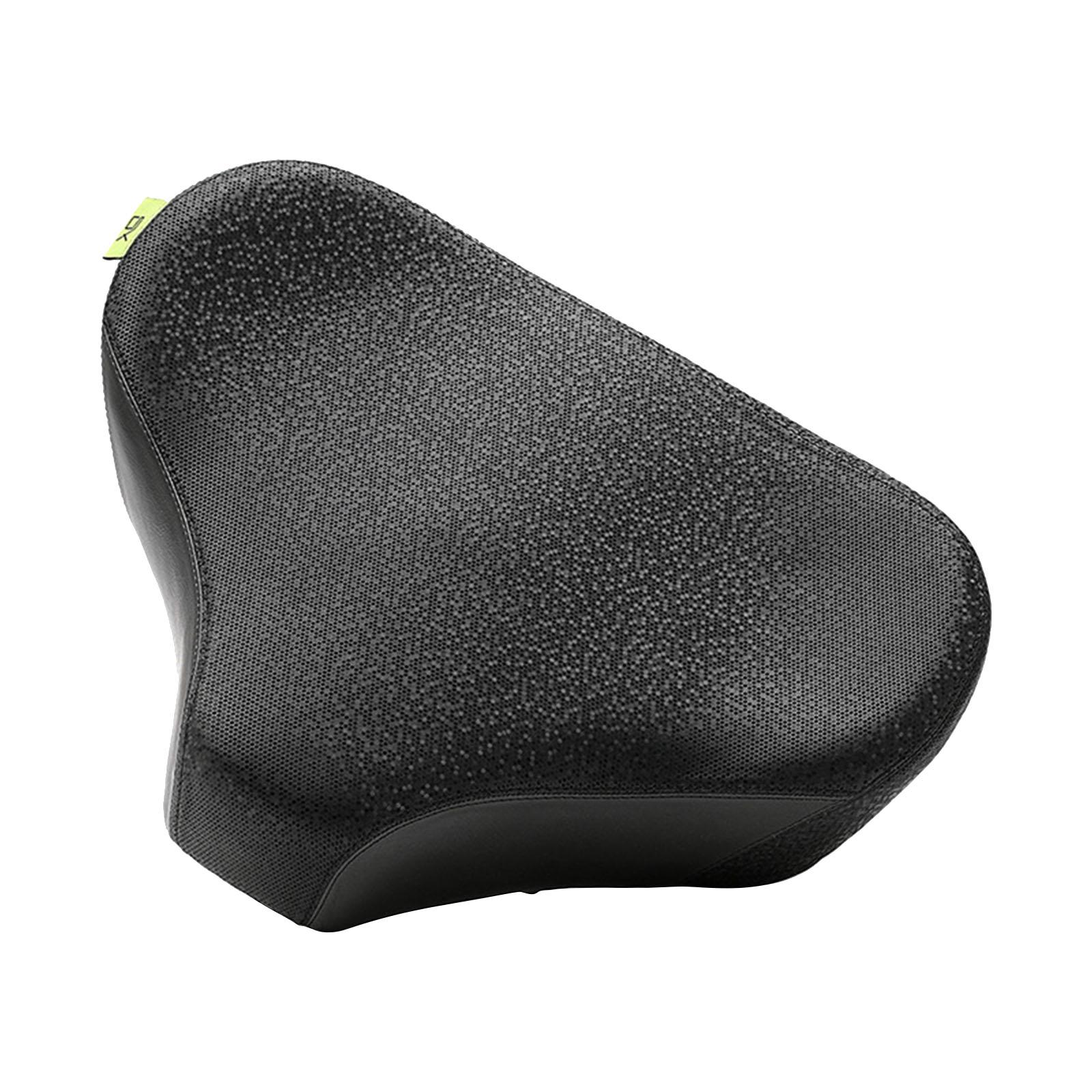 Magideal - Asiento De Bicicleta Cojín Cómodo Para Asiento De Bicicleta Asiento De Bicicleta Eléctrico De Pu Universal Suave Y Ancho Con Absorción De Impactos Par Negro