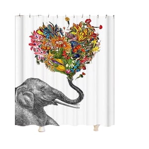 Genérico - Cortina Para Baño Con Forro De Ducha 180 Cm L10