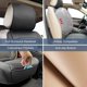 thumbnail image 5 of Fundas para Asientos de Coche Qinlive 2 Unidades Negro Ventilado, 5 of 7