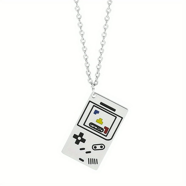 Gamepad Necklace, Cool Punk Hip Hop Game Console Pendant Jewelry