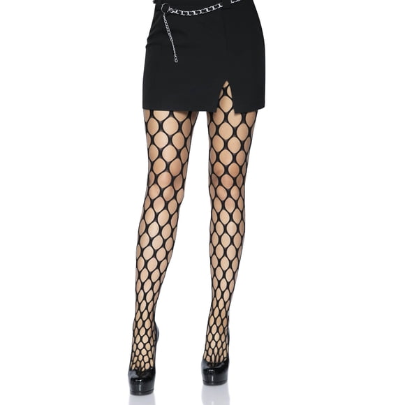 Mallas Leg Avenue Jumbo Pothole Net negras para mujer