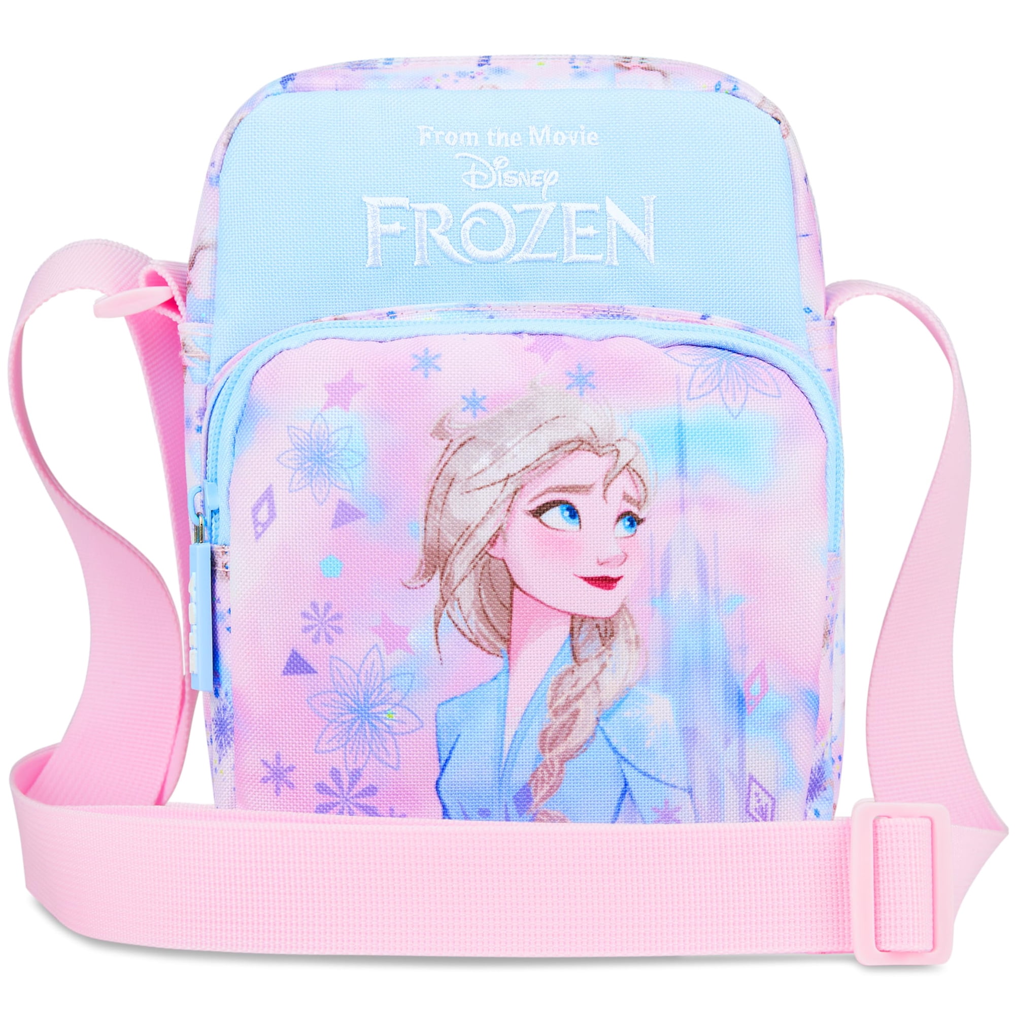 Bandolera Disney Stitch Para Niñas Y Adolescentes Con Monedero Azul