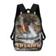 thumbnail image 1 of Leviatán-theme Backpack, Campus style schoolbag Bookbag with Adjustable Shoulder Straps And Large Zip Compartment, Unisex Travel Bags., 1 of 6