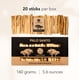 thumbnail image 2 of Palo Santo Sticks LOTS OF ZEN Authentic, paquete grande de 160 g, 2 of 5