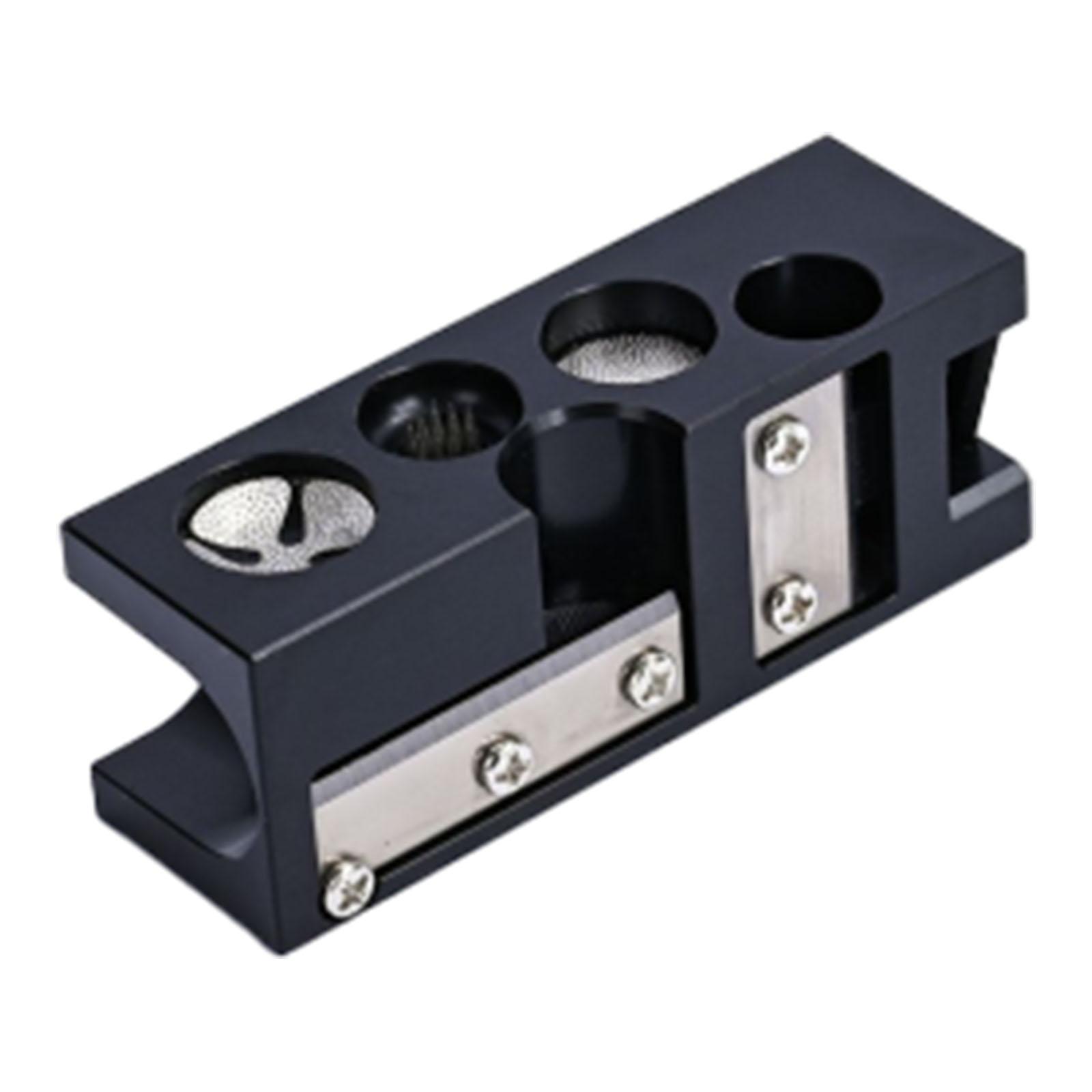 Ioensy - Herramienta De Reparación De Puntas De Taco De Billar Para Dar Forma A Puntas De Taco Accesorio De Billar Ligero Negro