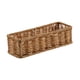 thumbnail image 1 of Cesta de almacenamiento de ratán de imitación bandeja de baño Bandeja de perfume Organizador de canasta de canasta tejida decorativa para el baño de l S, 1 of 5