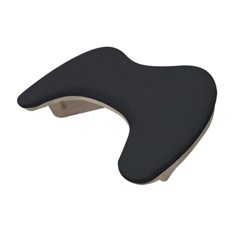 Ioensy - Reposabrazos En Forma De U, Soporte Para Reposabrazos Para Uñas, Portátil, Para El Hogar, Salones De Bricolaje, Tecnología De Uñas, Negro