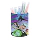 thumbnail image 1 of Danny Phantom-theme Cylinder Pen Holder Pencil Organizer with Flannel Lining PVC Leather Material Cardboard Base for study work 10*8CM, 1 of 6
