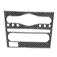 Ioensy - Cubierta Del Panel De La Consola De Radio Del Vehículo, Embellecedor De Fibra De Carbono Para Infiniti G37