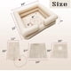 thumbnail image 4 of Lavacabezas inflable para cama - Accesorio para la conexión de la cama al lavacabezas portátil para pacientes con discapacidad, ancianos, pacientes postrados en cama y embarazadas (Kit de 5), 4 of 5