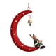 thumbnail image 5 of Colgante Navideño En Forma De Luna, Adorno Navideño De Hierro Para Regalos Navideños, Fiesta, Luna, Ciervo, 5 of 5