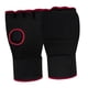 thumbnail image 1 of Vendas de Gel para boxeo, guantes interiores, protección acolchada para manos para hombres y mujeres, correas de muñeca rápidas para Sanda, ejercicio, Negro y rojo, 1 of 5