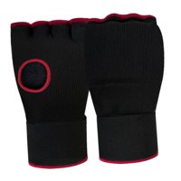 Magideal - Vendas De Gel Para Boxeo, Guantes Interiores, Protección Acolchada Para Manos Para Hombres Y Mujeres, Correas De Muñeca Rápidas Para Sanda, Ejercicio, Negro Y Rojo