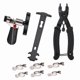 thumbnail image 1 of Kit De Herramientas De Reparación De Cadenas De Bicicletas Comprobador De Indicadores De Desgaste Y Pinzas De Enlace Maestro Remover Y Conector Perdido Reutilizable Para Cadena De Velocidad, 1 of 3