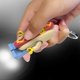 thumbnail image 3 of Llavero con minifiguras LEGO, diseño de Hot Dog Man, 7,6 cm, con LED, 3 of 8