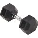 thumbnail image 3 of Mancuerna Fitvids Sporzon! Hexagonal con Recubrimiento de Goma, Individual, Negra, 3 of 5