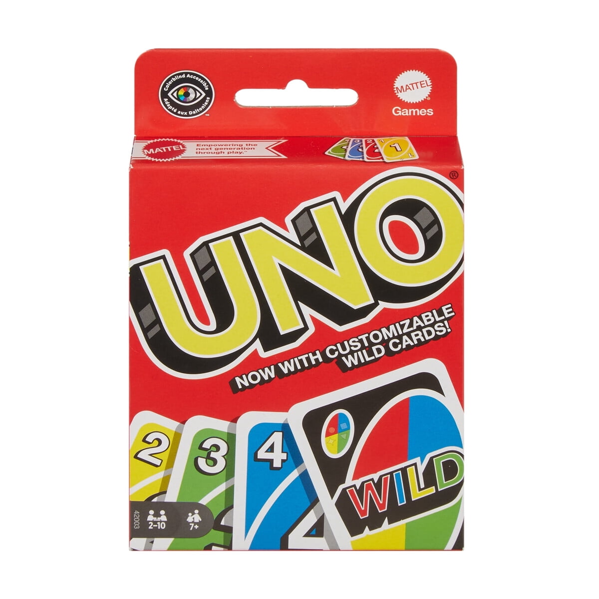 Juego De Cartas Uno Mattel 112 Cartas Clasico Familiar