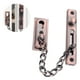 thumbnail image 2 of Protector de puerta con cadena y cerradura, cerradura de cadena con botón de presión, antirrobo, de acero inoxidable 304, sin perforaciones, para puerta corredera de dormitorio de hotel., 2 of 8