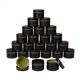 thumbnail image 1 of Envases de hojalata negra para velas Aroparc 120 ml, pack de 24, 1 of 7