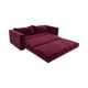 thumbnail image 3 of Sofa Cama Multifuncional Felpa Rojo Burdeo, 3 of 3