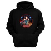 Genérico - Polerón Canguro Stranger Things Negro Talla Xs Unisex