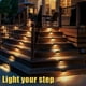 thumbnail image 3 of Kit4 Luces Solares Patio Jardín Para Escaleras Y Muros/f230n, 3 of 3
