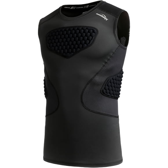 Camisa acolchada con protector de pecho COOLOMG para béisbol juvenil y niños