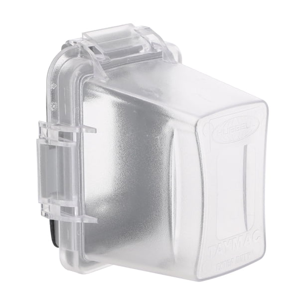Placa de pared TayMac MM720C Bell de 1 módulo, resistente a la intemperie, transparente
